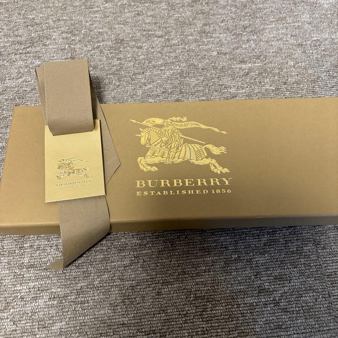 ☆バーバリー ロンドン☆メンズ☆シャドーバーバリーチェック黒レザー手袋☆