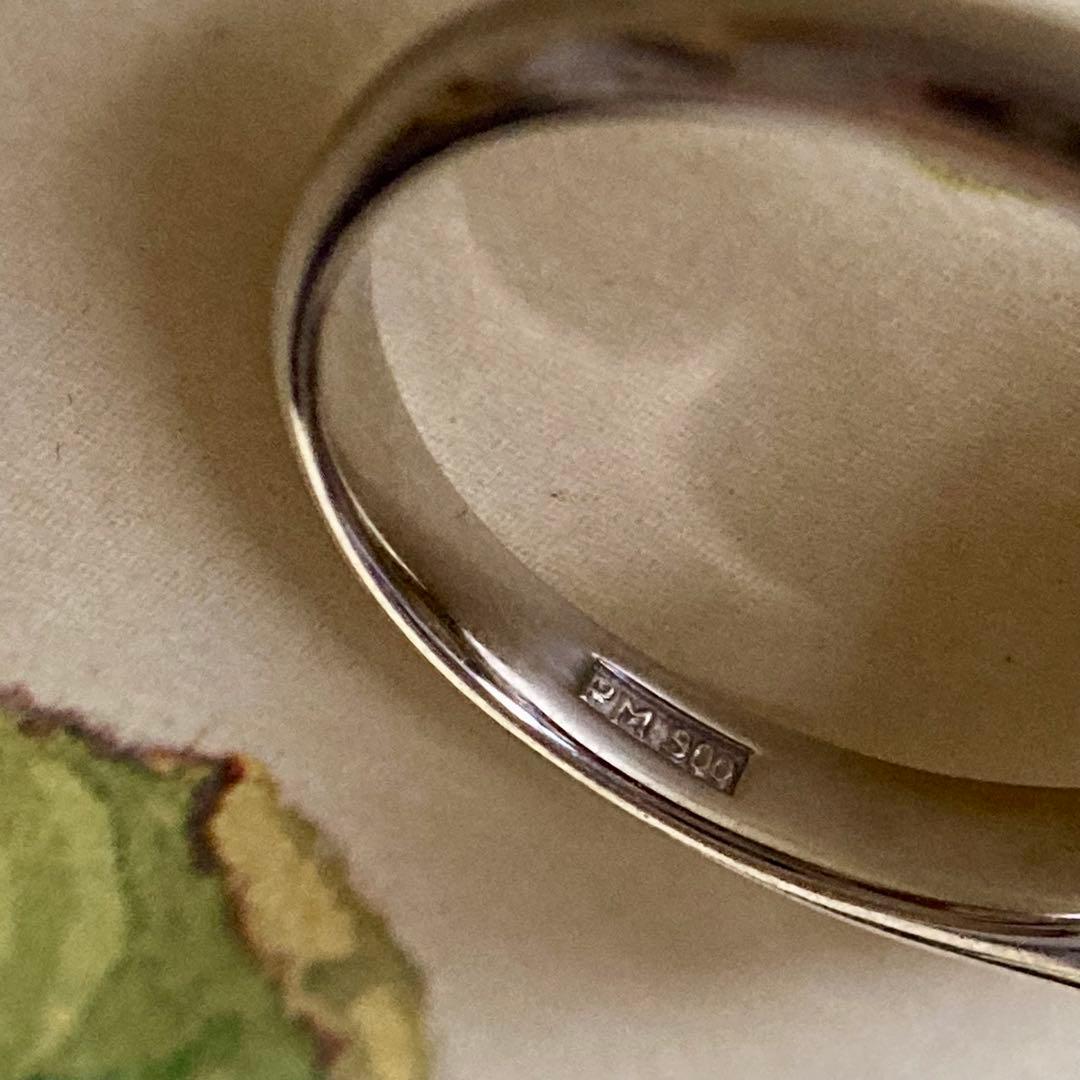 昭和初期　pm900 白蝶パール　ダイヤモンド　昭和レトロ　指輪　リング