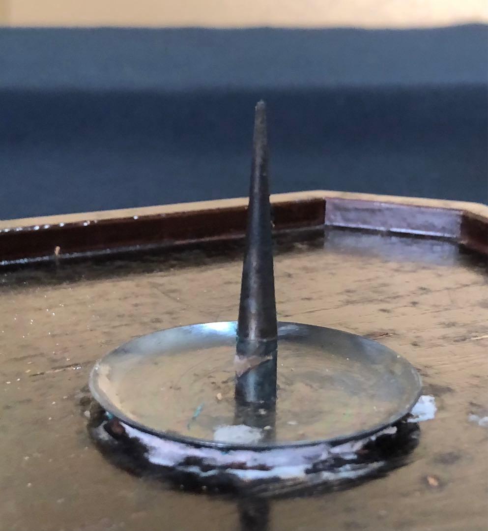 《R》溜 足元行燈 一対 行灯 露地 夜咄 茶道具 元箱　260114き3