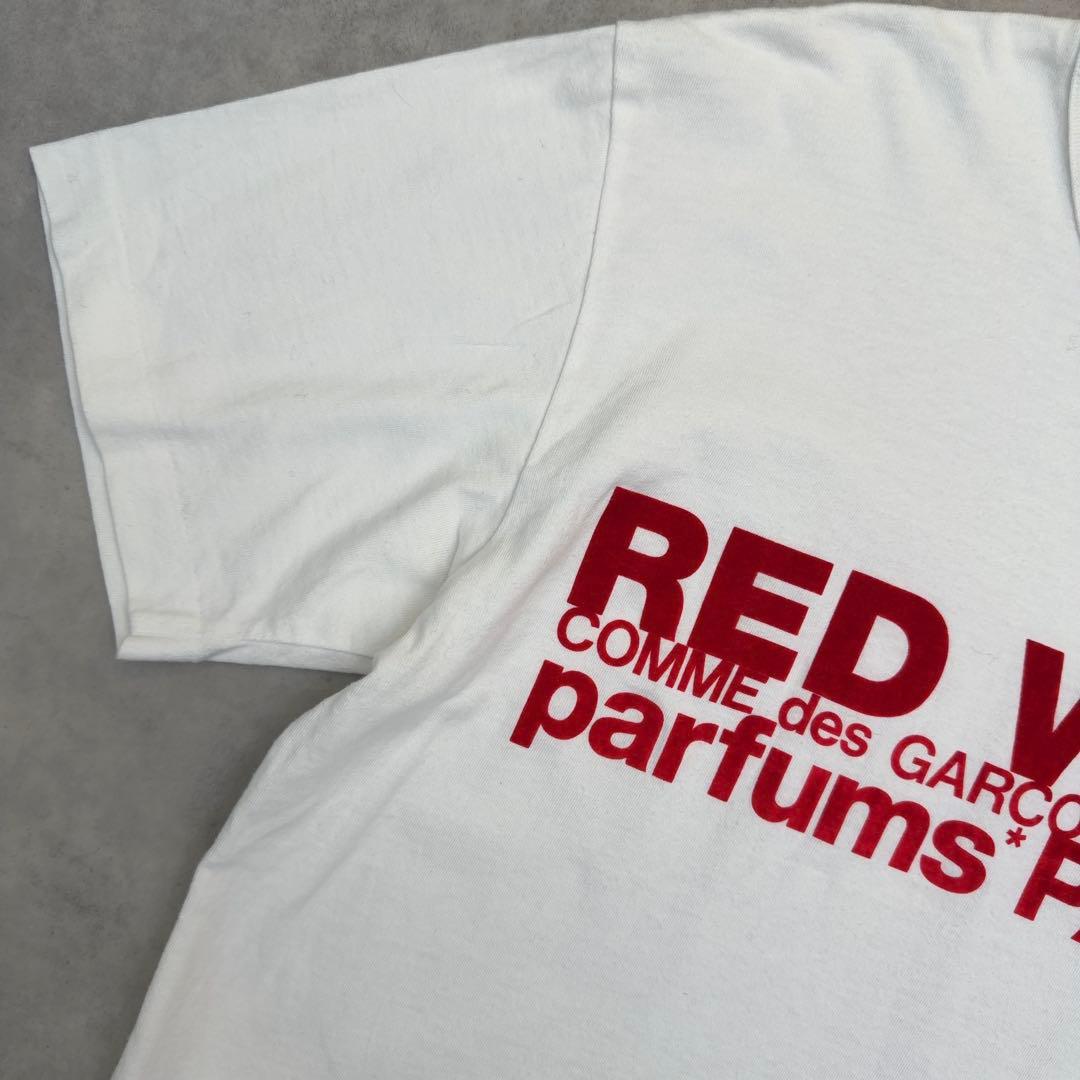 取引中 【コムデギャルソンパルファムス 】XL レッドベルベット Tシャツ