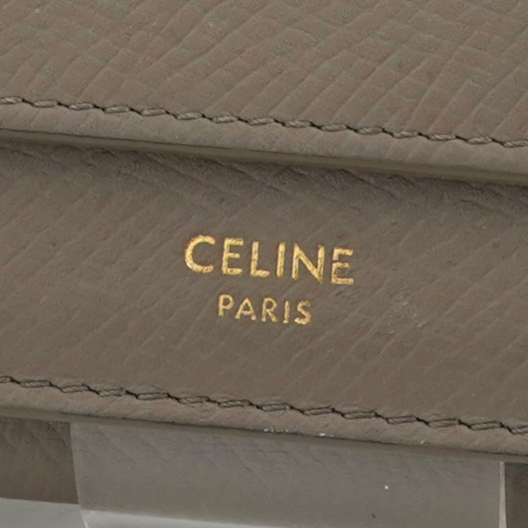 ✨極上美品✨　セリーヌ　ミニ財布　スモールトリフォールド　三つ折り　ロゴ刻印