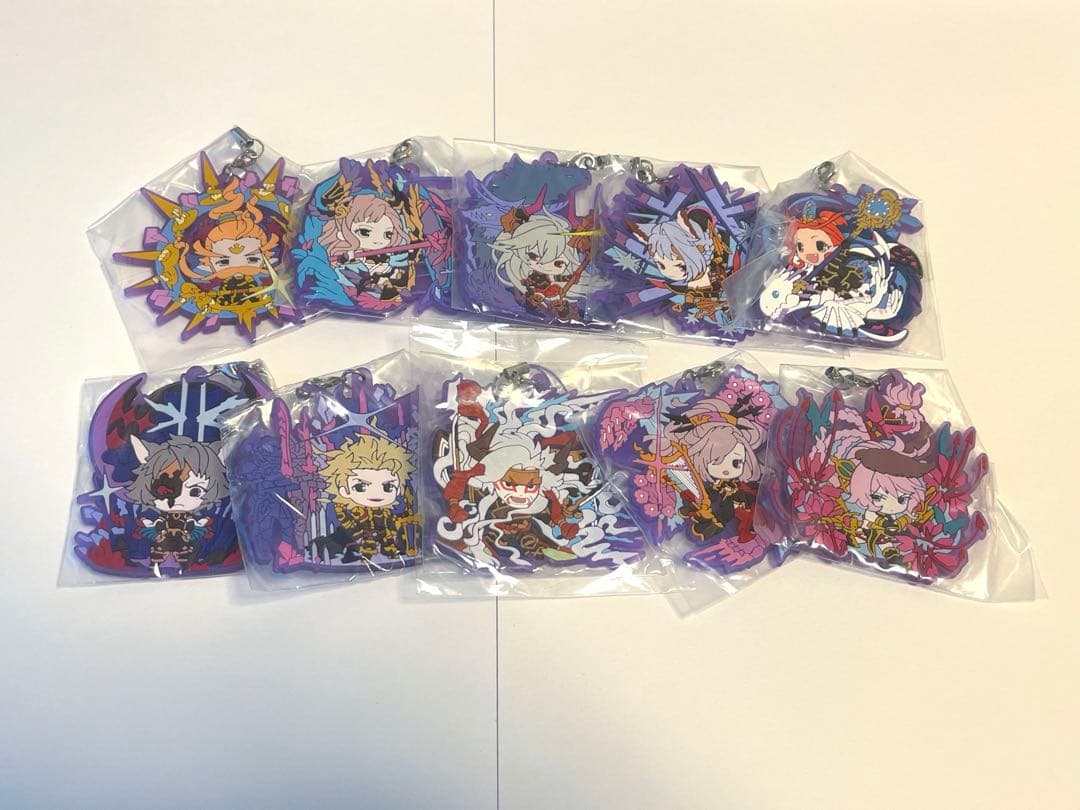 【新品未開封】グラブルフェス　十天衆　ラバーストラップ　フルセット
