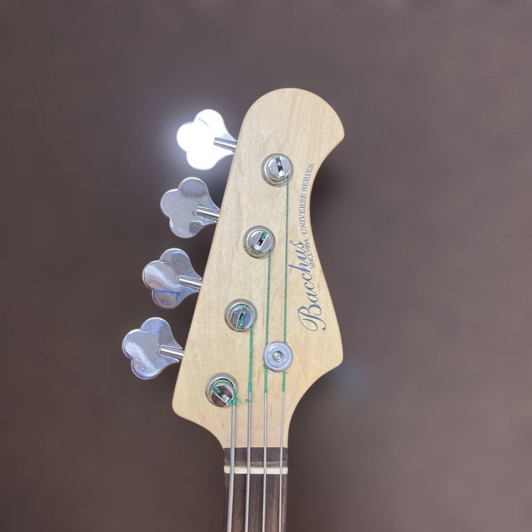バッカス BJB-1R-FL 3TS フレットレスベース 音出ok 美中古品