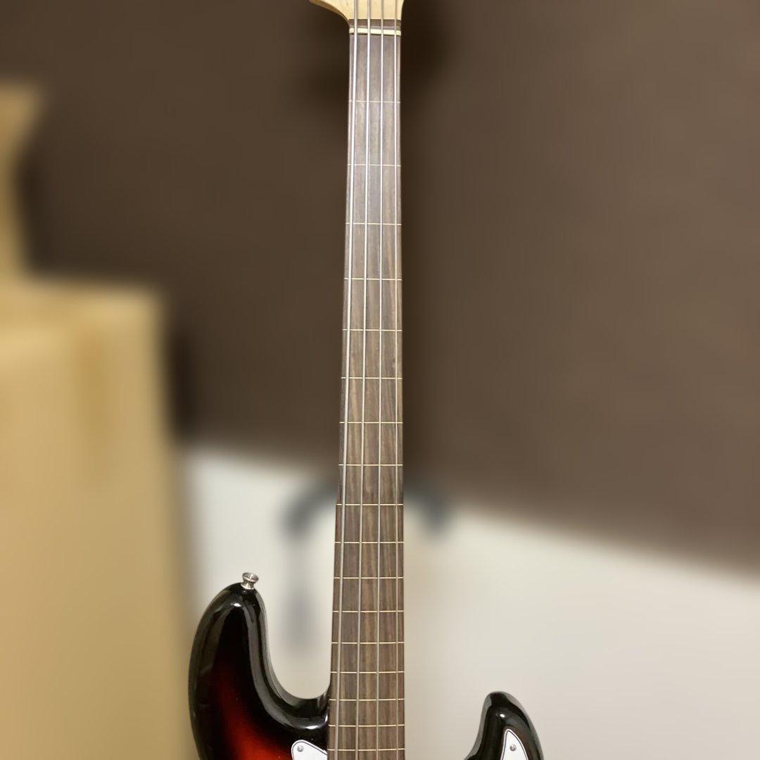 バッカス BJB-1R-FL 3TS フレットレスベース 音出ok 美中古品