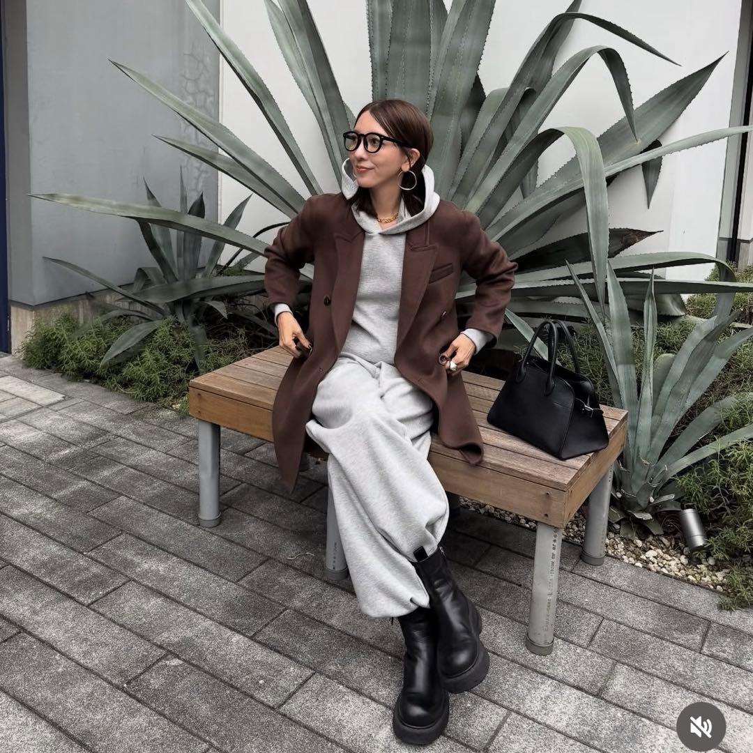 U_big sakiさん　コラボ　ジャケット　コート　スカートとセットアップ　S