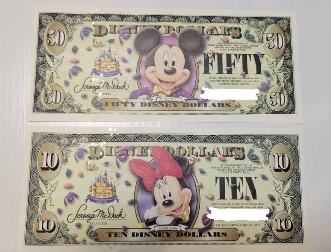 希少⭐︎カリフォルニア　ディズニーランド50周年　ディズニーダラー　アナハイム