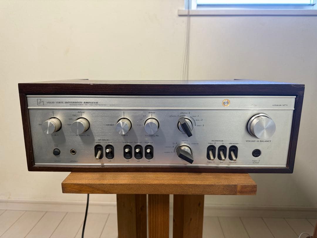 LUXMAN ラックスマンSQ507Xプリメインアンプ現状品ジャンク