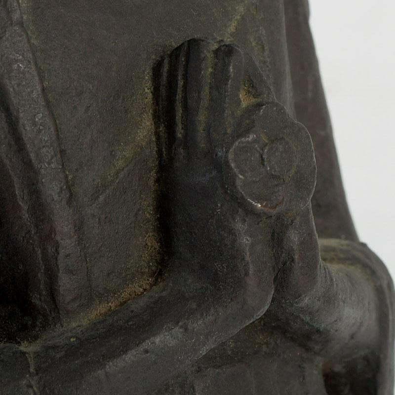 仏教美術　古銅　観音菩薩立像　仏像　V　9601