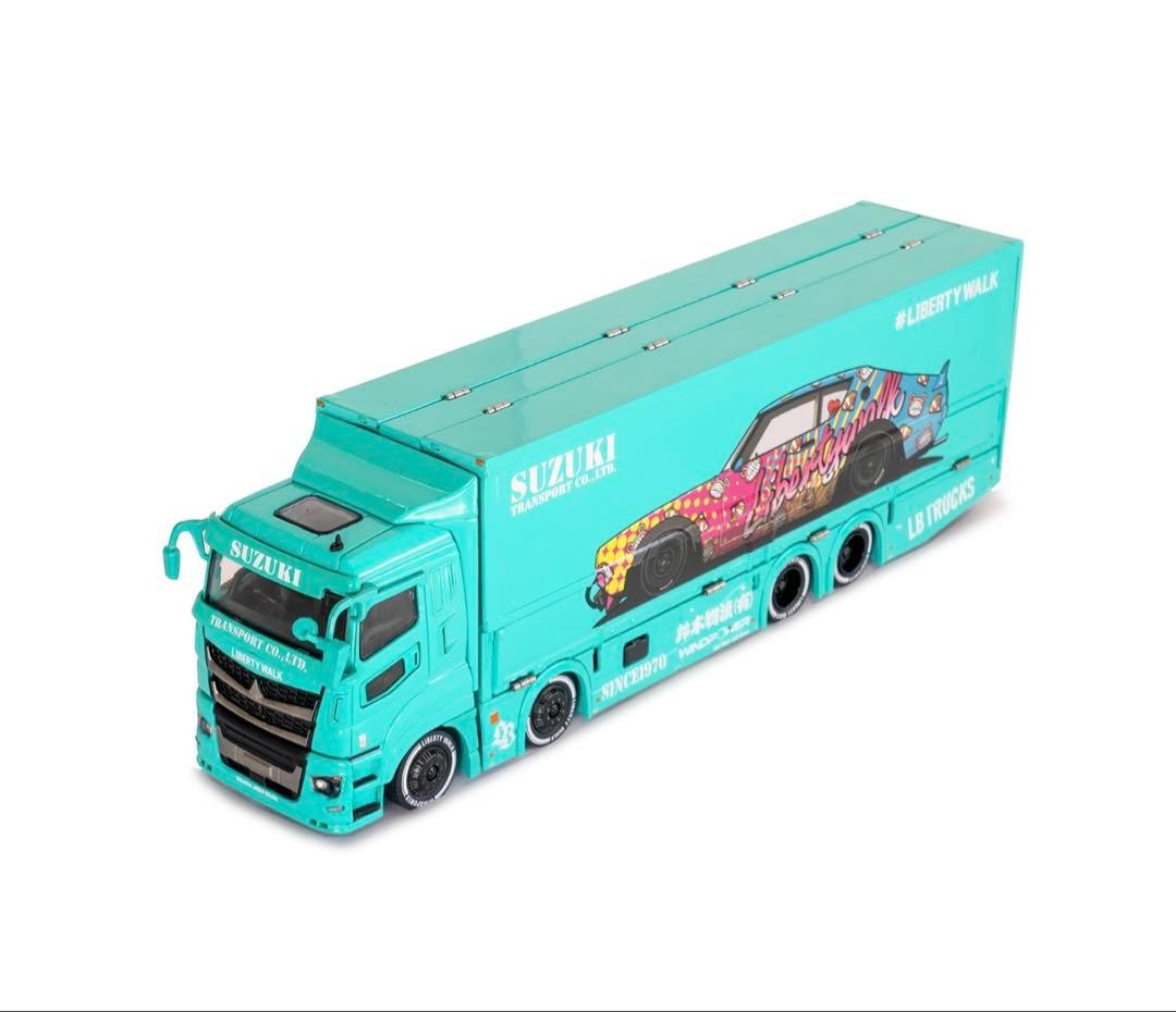 GCD三菱ふそう リバティーウォーク トラック ケンメリ仕様 1/64 LBWK