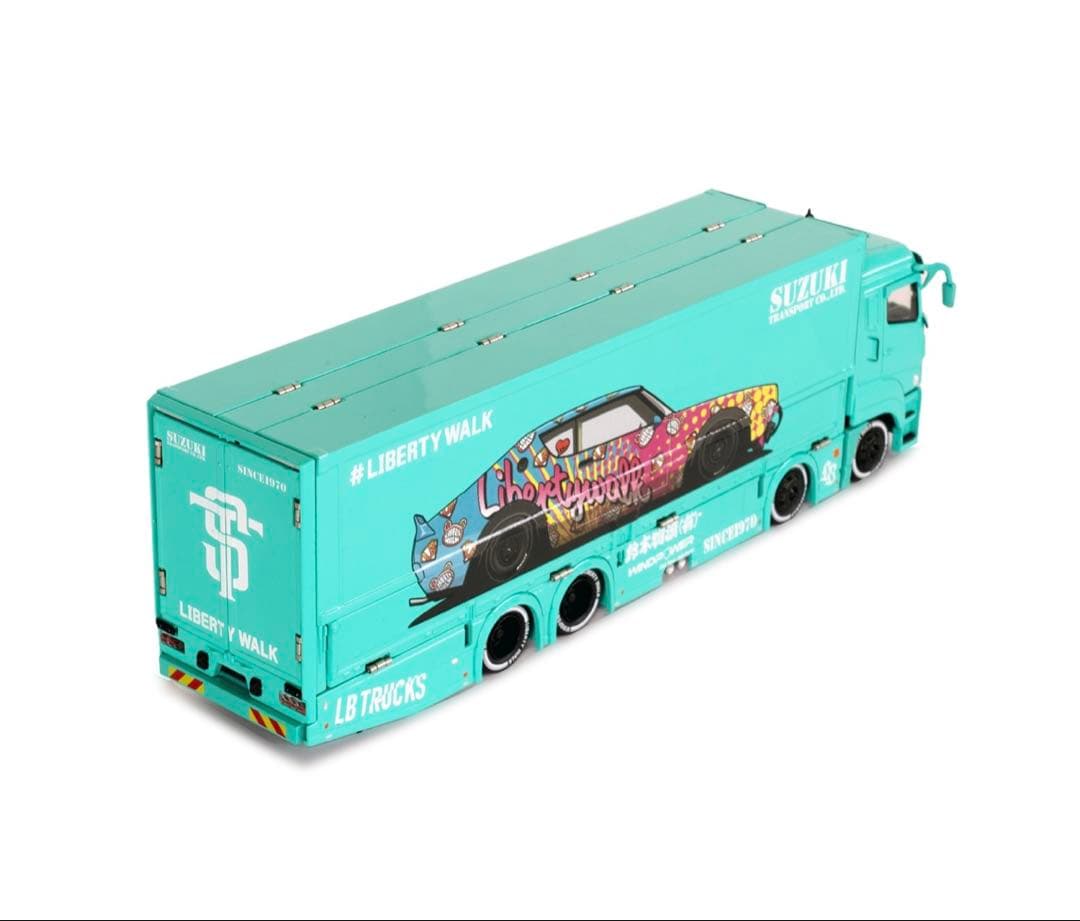 GCD三菱ふそう リバティーウォーク トラック ケンメリ仕様 1/64 LBWK