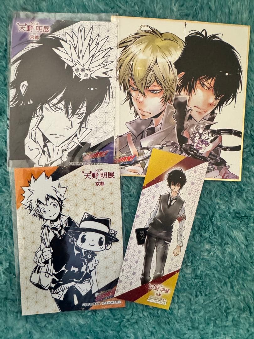 【週末SALE】天野明展in京都 雲雀恭弥セット 色紙 しおり ブロマイド等