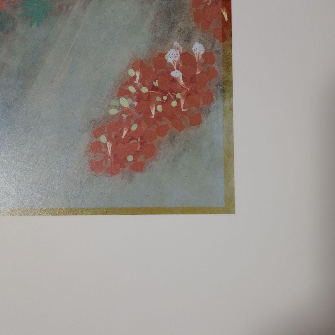 花香鳥鳴　上村松篁　額付き　計10枚　日本経済新聞社