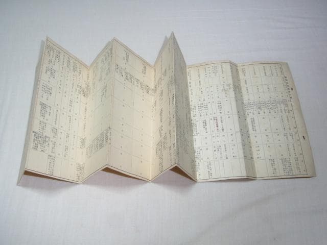 ◆希少 鉄道省！昭和11年 変則乗車取扱一般 東京車掌区発行（八つ折り）