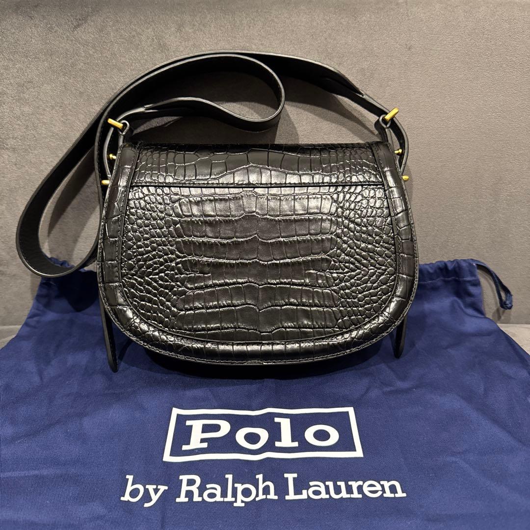 【Y Y様】Polo by Ralph Laurenクロコ型押しショルダーバッグ