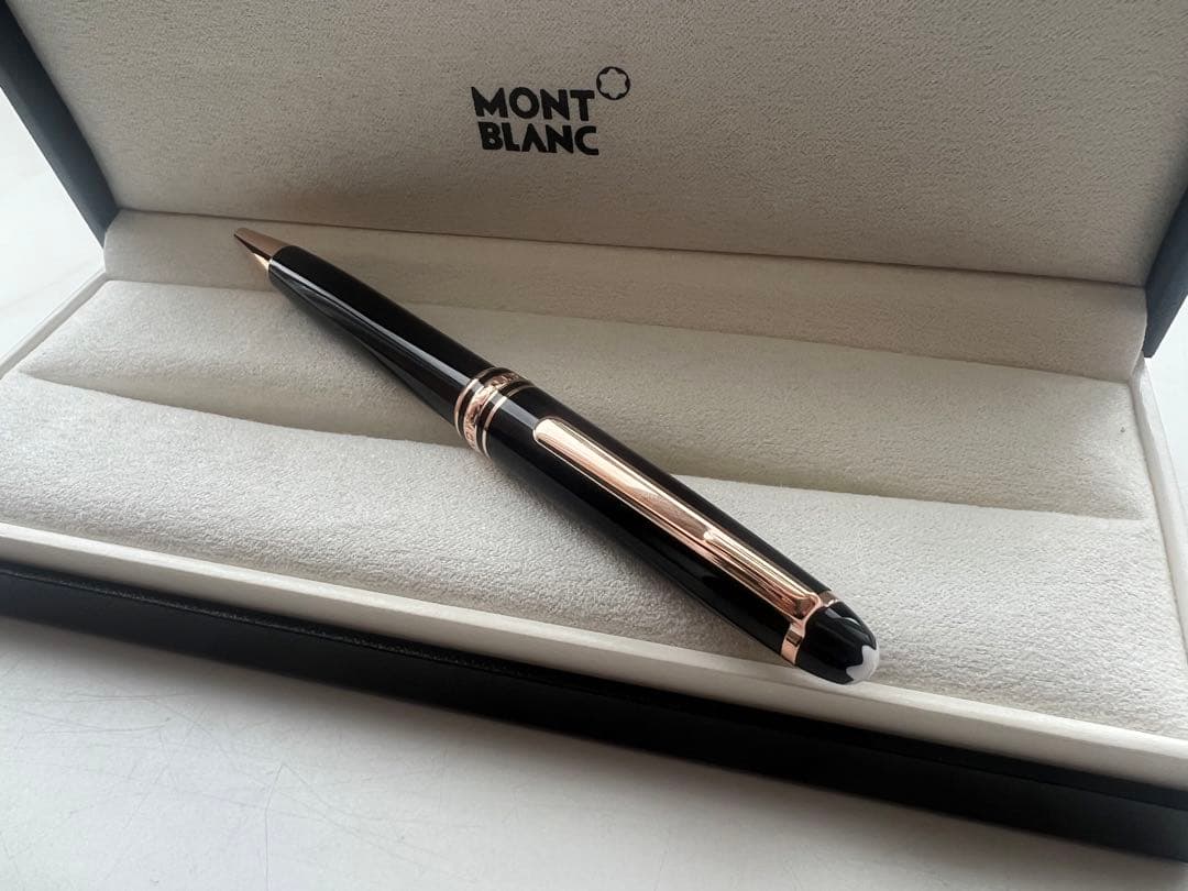 【新品】MONT BLANC ボールペン マイスターシュテュック レッドゴールド