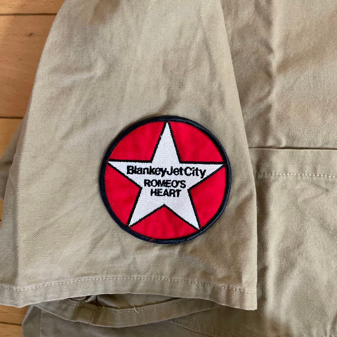 ブランキージェットシティ ハーフジップシャツ skunk