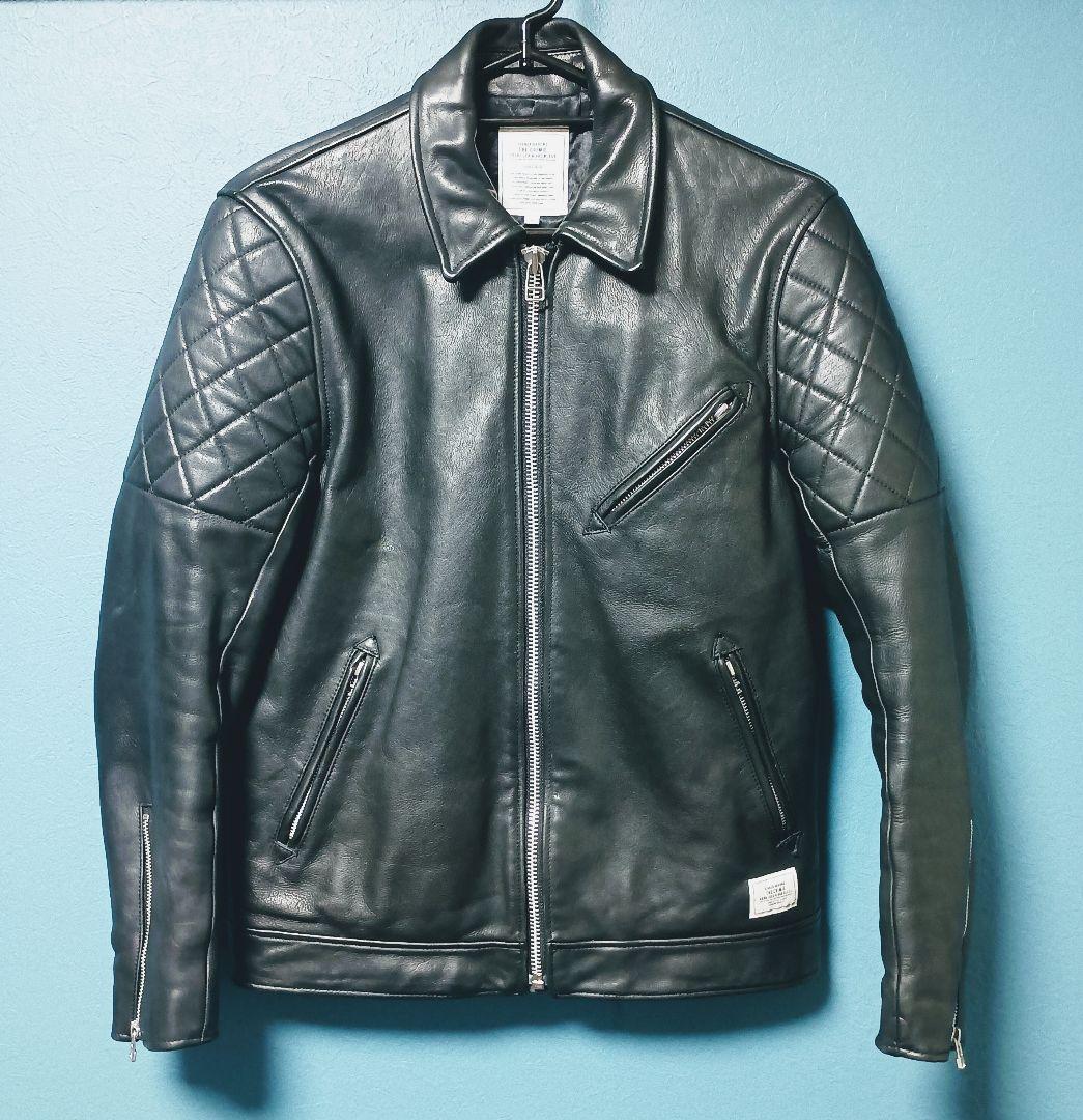 CRIMIE レザーシングルライダースジャケット