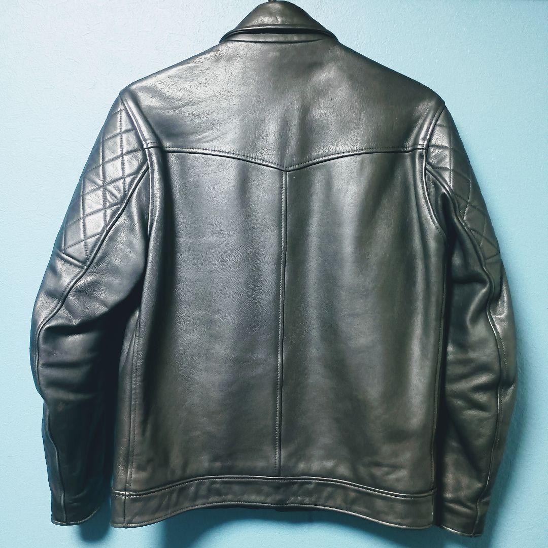 CRIMIE レザーシングルライダースジャケット