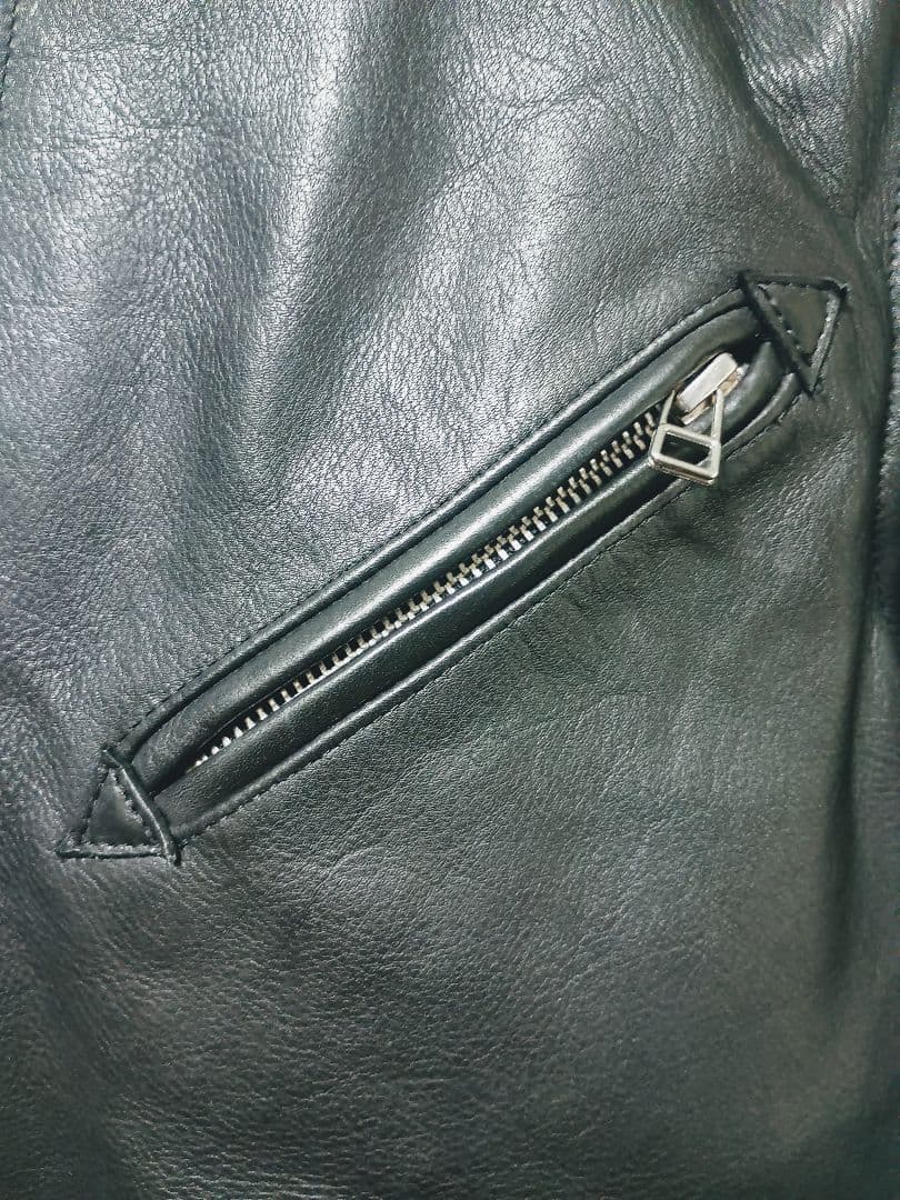 CRIMIE レザーシングルライダースジャケット