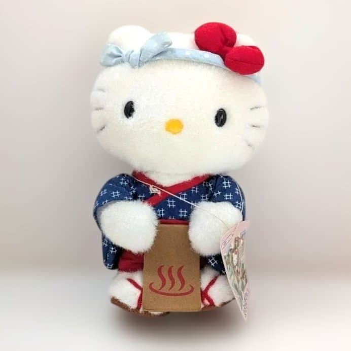 【激レア★タグ付き】サンリオ　はろうきてぃ　上州温泉　湯もみ　ご当地キティ