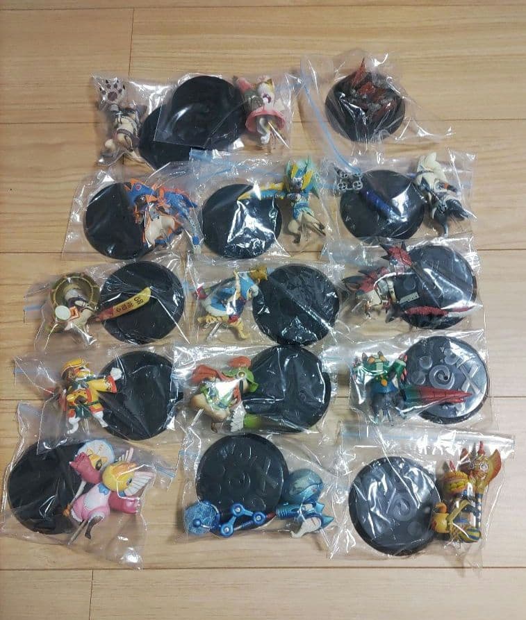 モンハン　アイルー　スタンダードフィギュア　15点セット