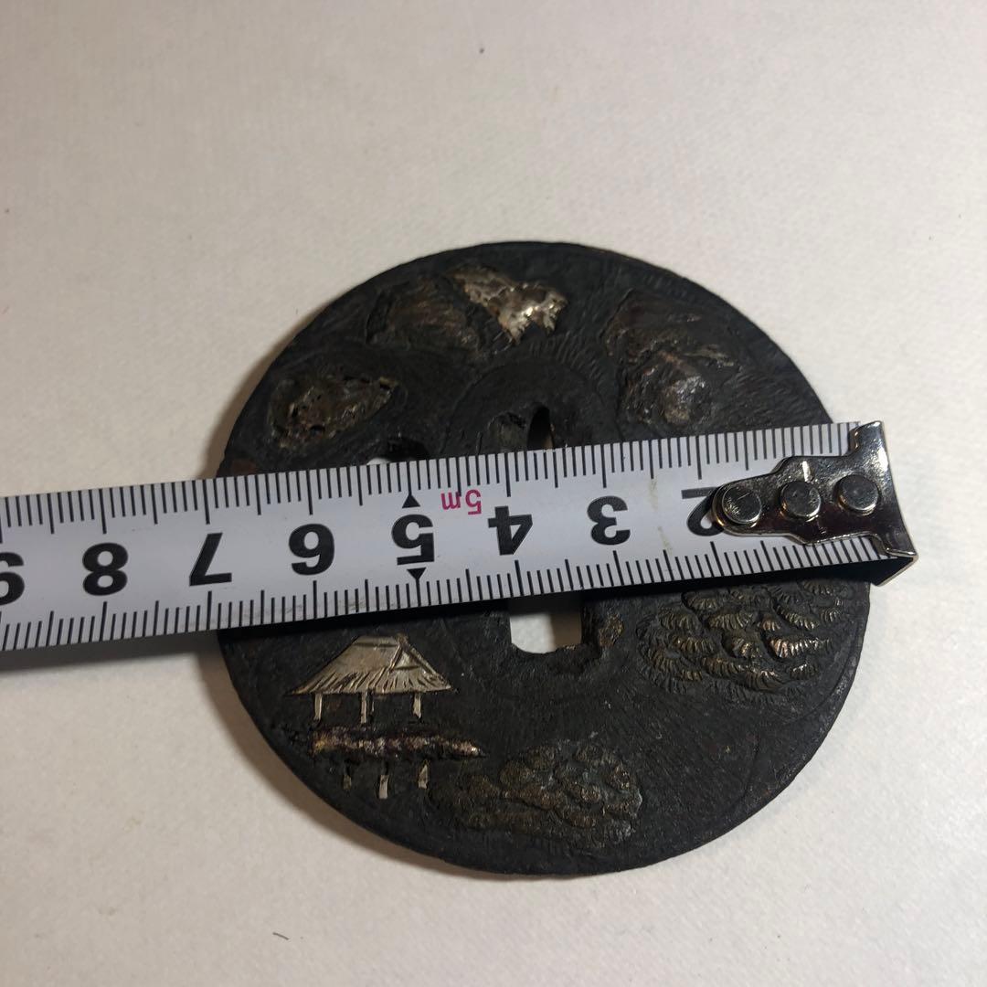 351刀鍔(つば) 刻印あり