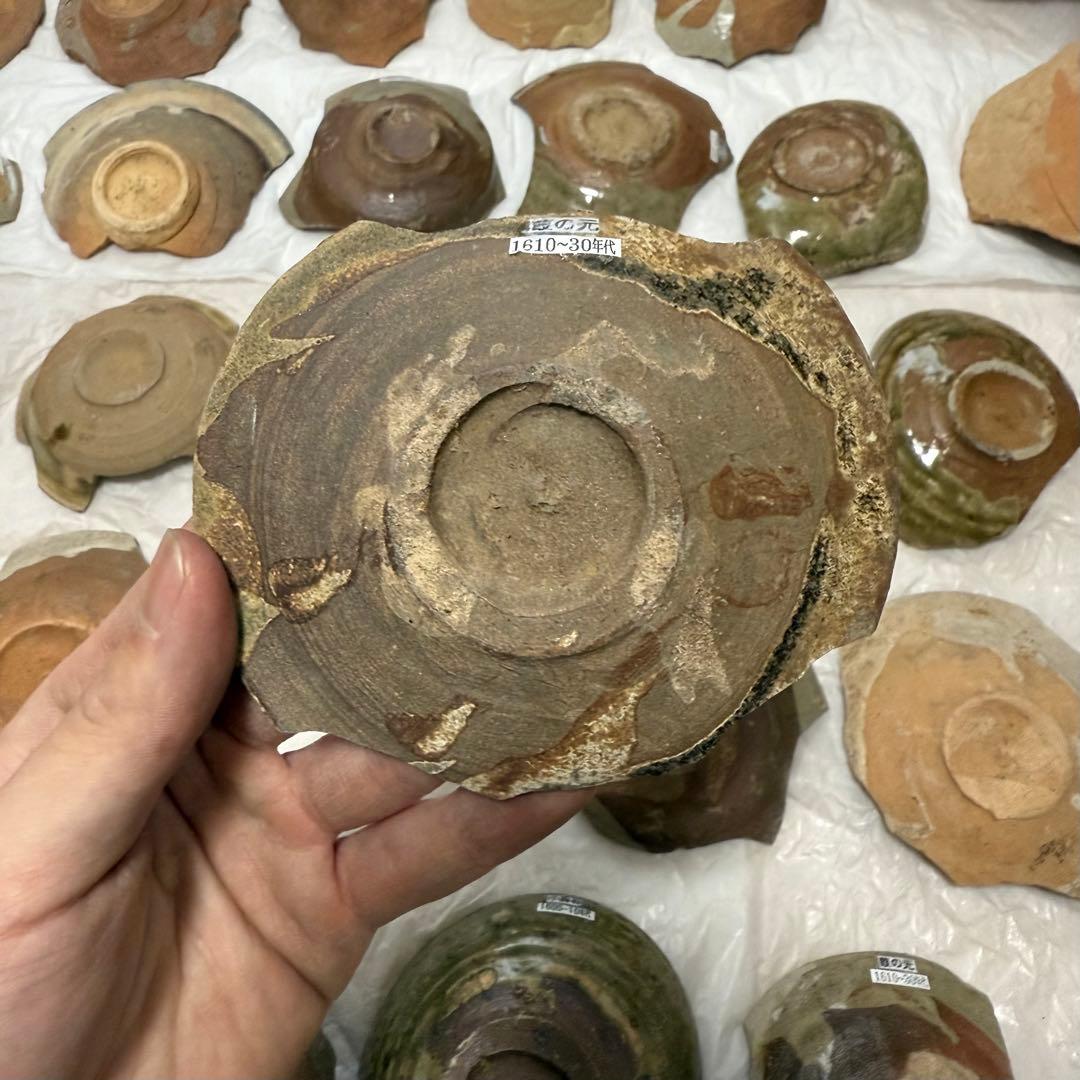 古唐津 陶片46点 原明窯 山瀬窯 小森谷窯 阿房谷窯 錆谷窯など まとめ売り