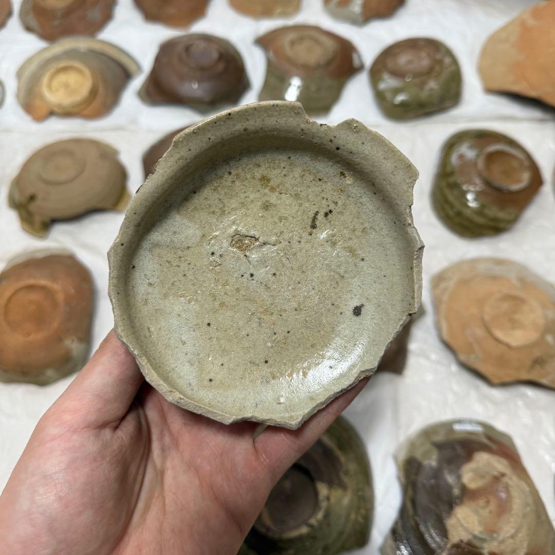 古唐津 陶片46点 原明窯 山瀬窯 小森谷窯 阿房谷窯 錆谷窯など まとめ売り