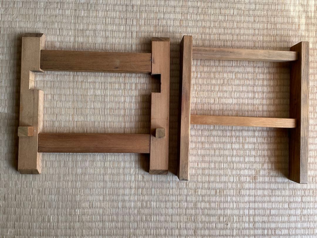 手拭い額縁　壁掛け　立掛け　2way（手拭い付）