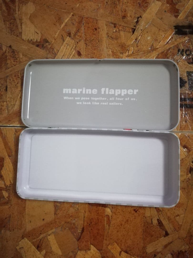 昭和レトロ　marine flapper マリンフラッパー　缶ペンケース　レア