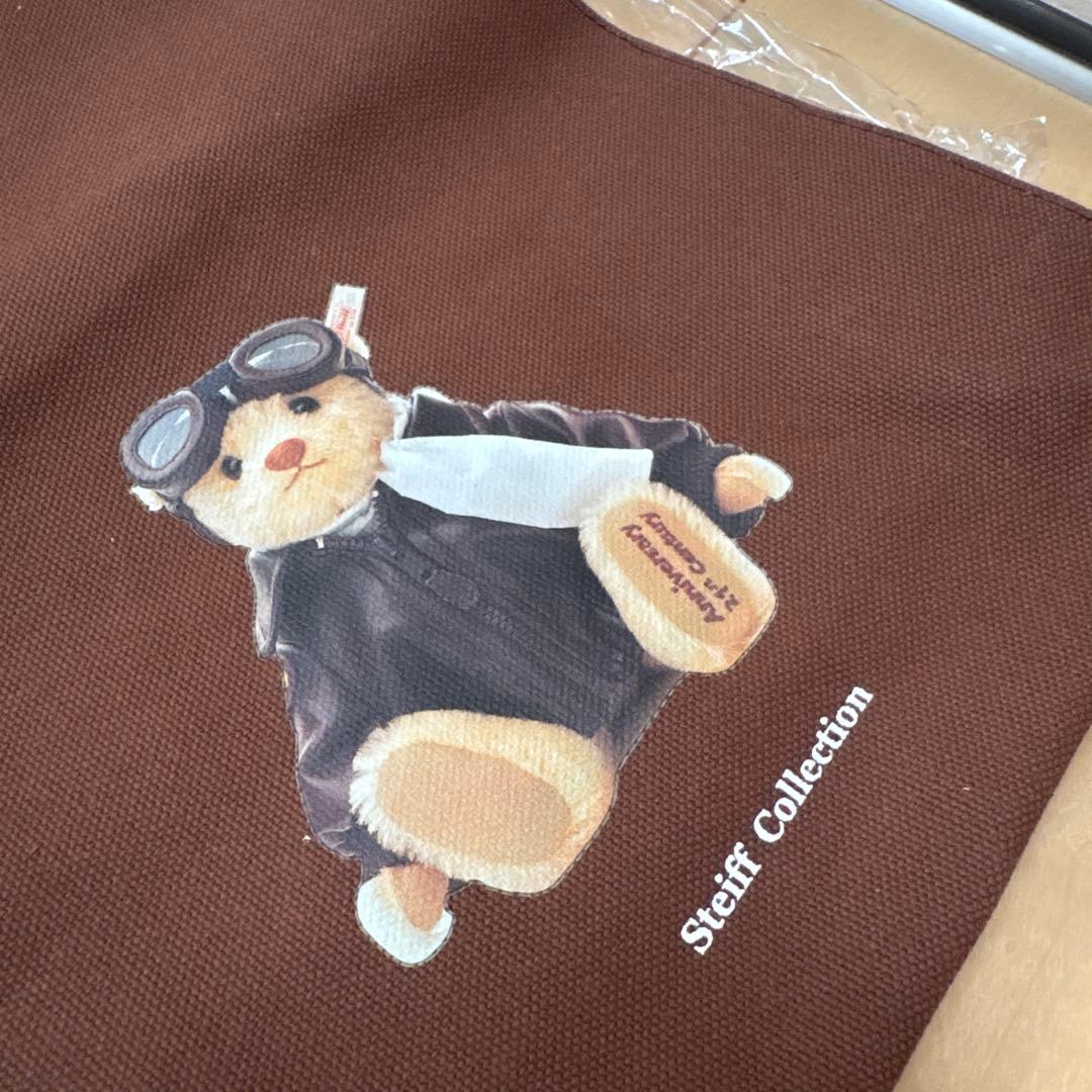 新品　Steiff パイロット　テディベア　JALコラボ　トートバッグ　貴重