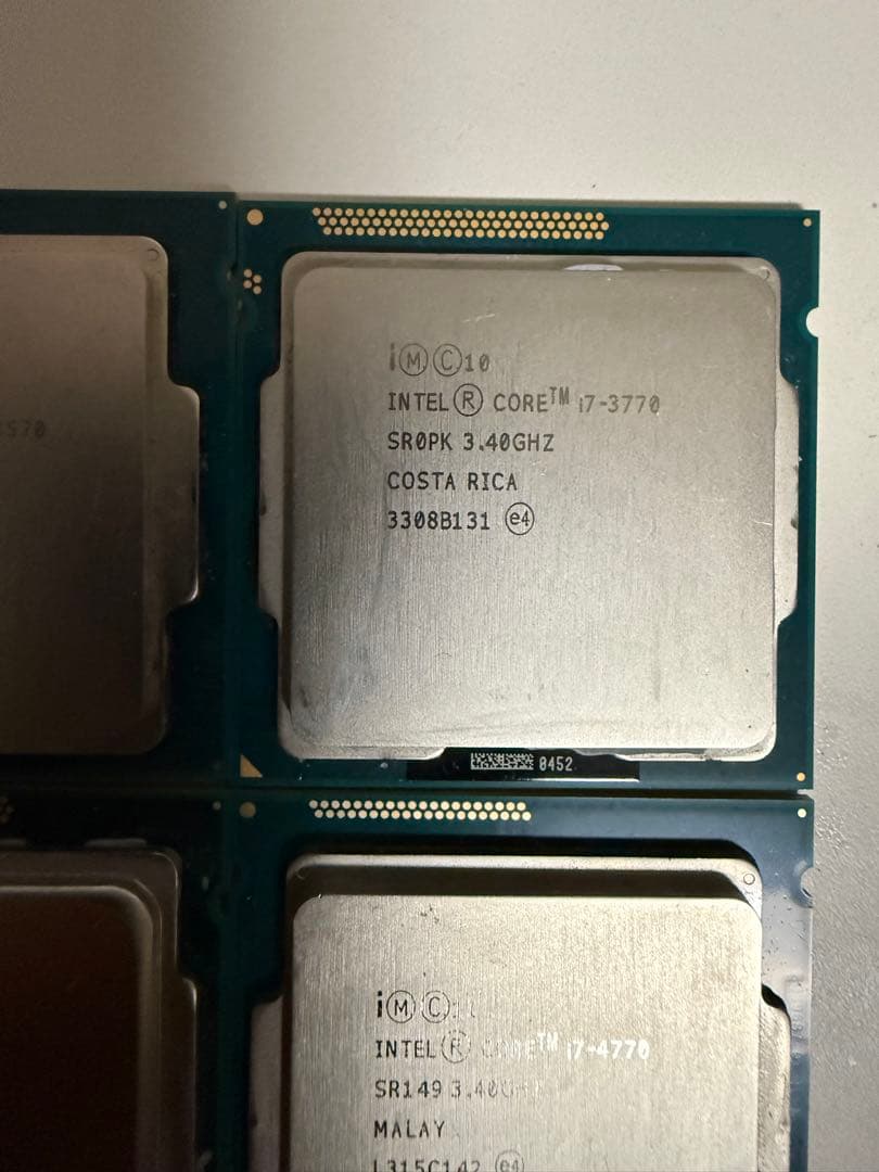 Intel CPU セット 9個　i7 i5 i3 まとめ売り　インテル