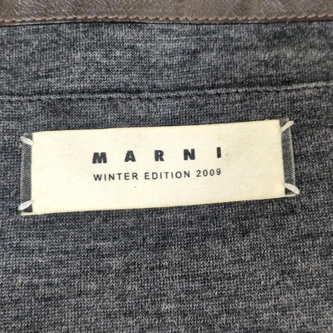 MARNI studs leather bag brown ショルダー スタッズ