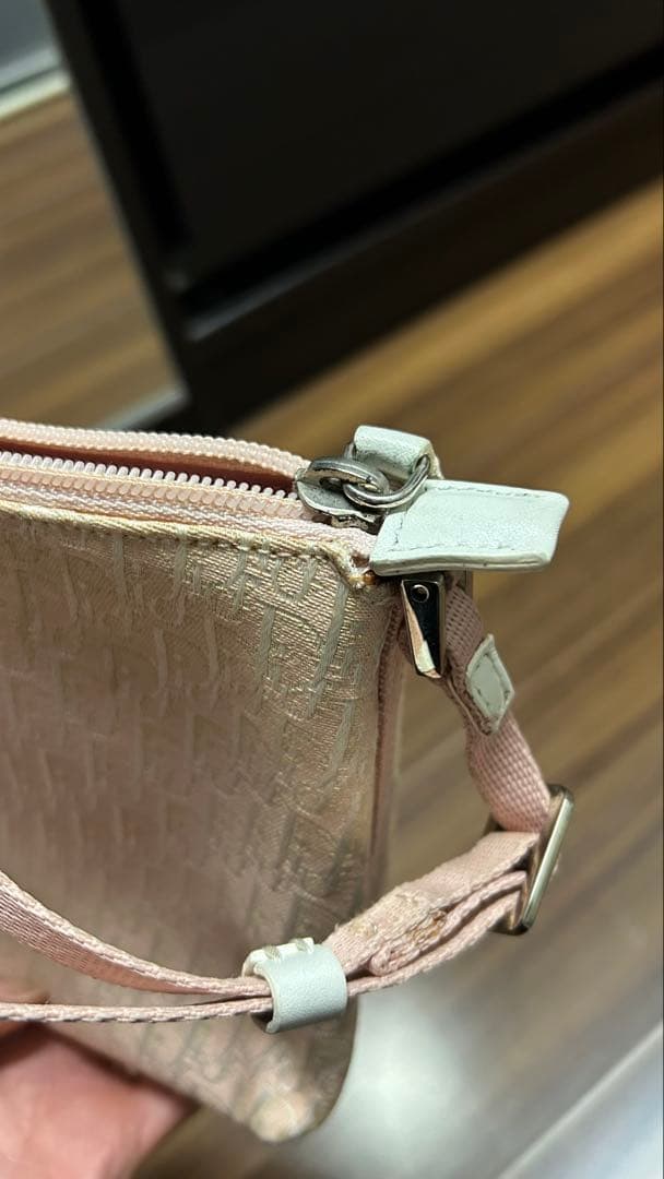 Christian Dior ピンクハンドバック