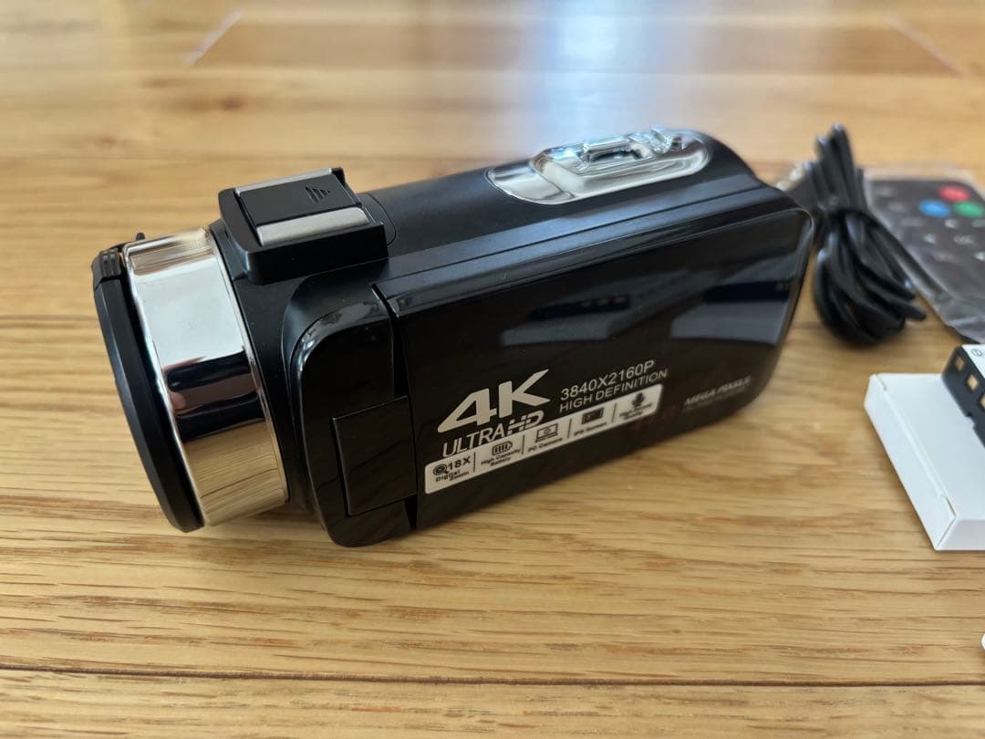 【新品】4K4000万画像数18倍ズームデジタルカメラ