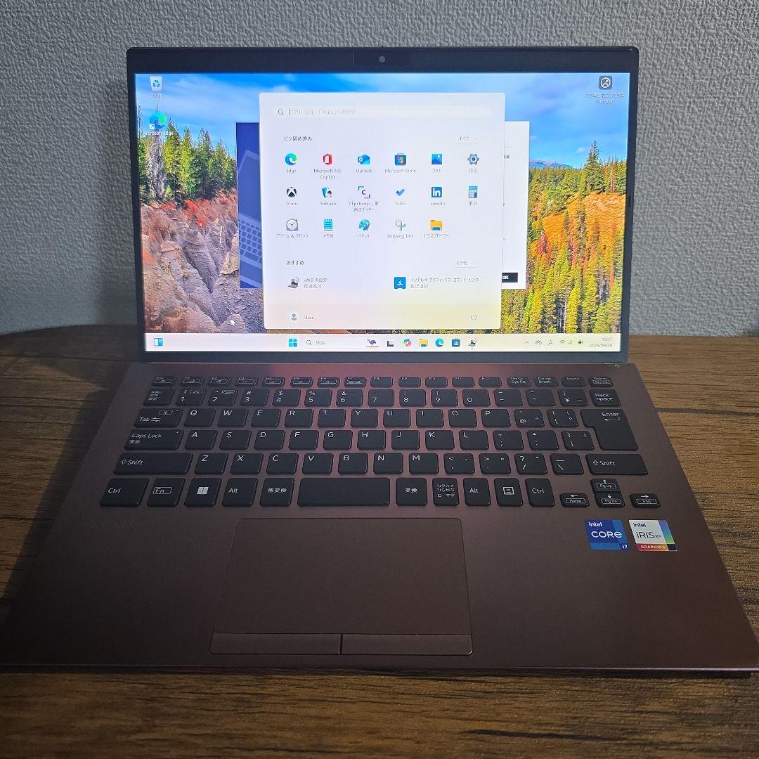 Core i7 ノートPC Vaio Vjpk22 32GB 512GB