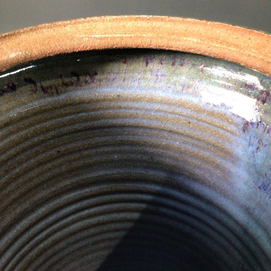 Ｒ９１３　水指　『肥前唐津焼』『天山窯造』　共箱　茶道具