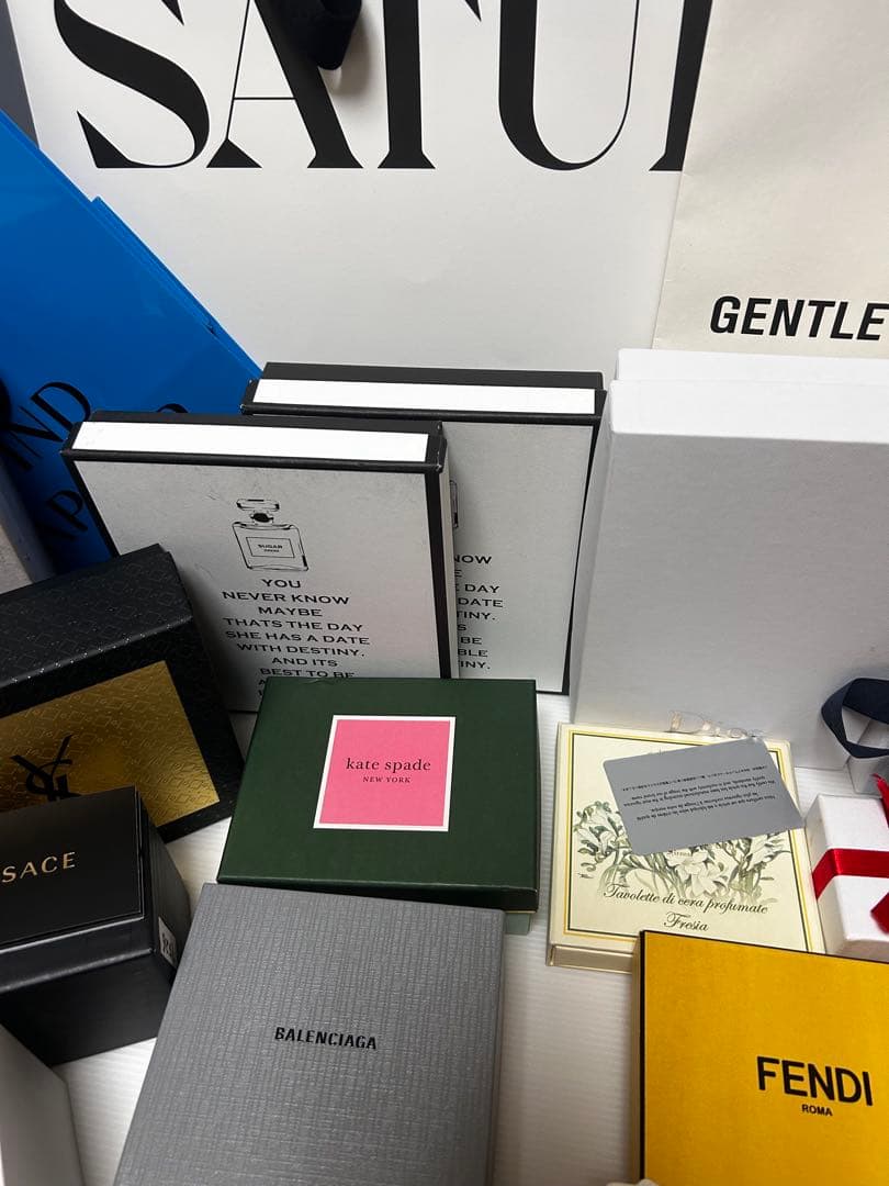FENDI DIOR VERSACE その他空箱、ショッパーなど まとめ売り