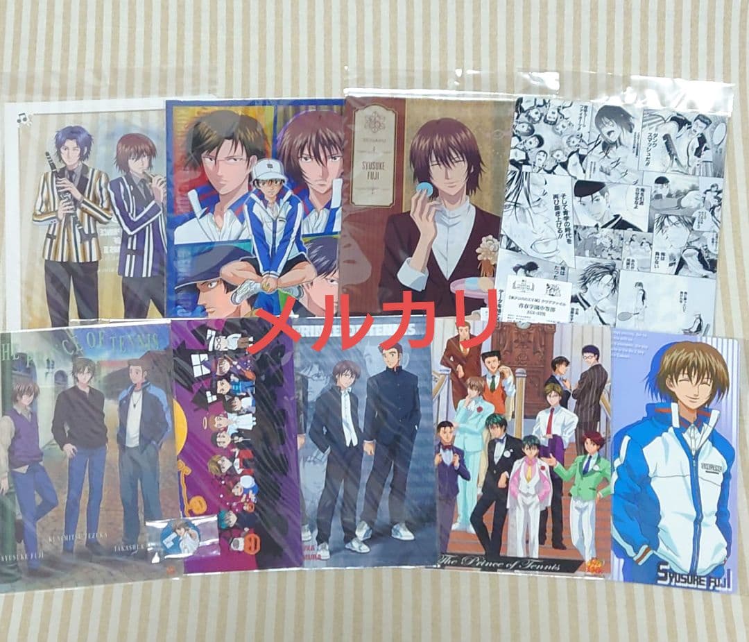 新テニスの王子様　テニスの王子様　下敷き　クリアファイル　缶バッチ　不二