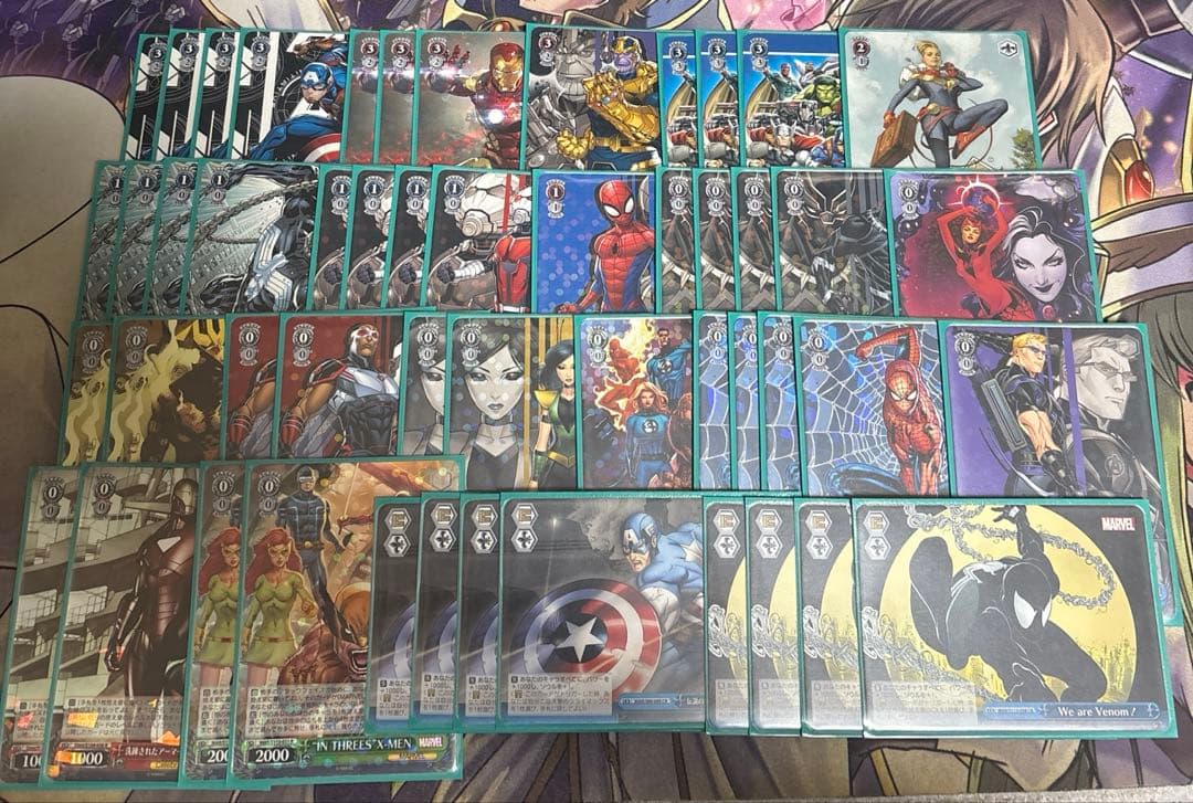 ヴァイスシュバルツ　marvel マーベル　8門　デッキ ＋デッキパーツ