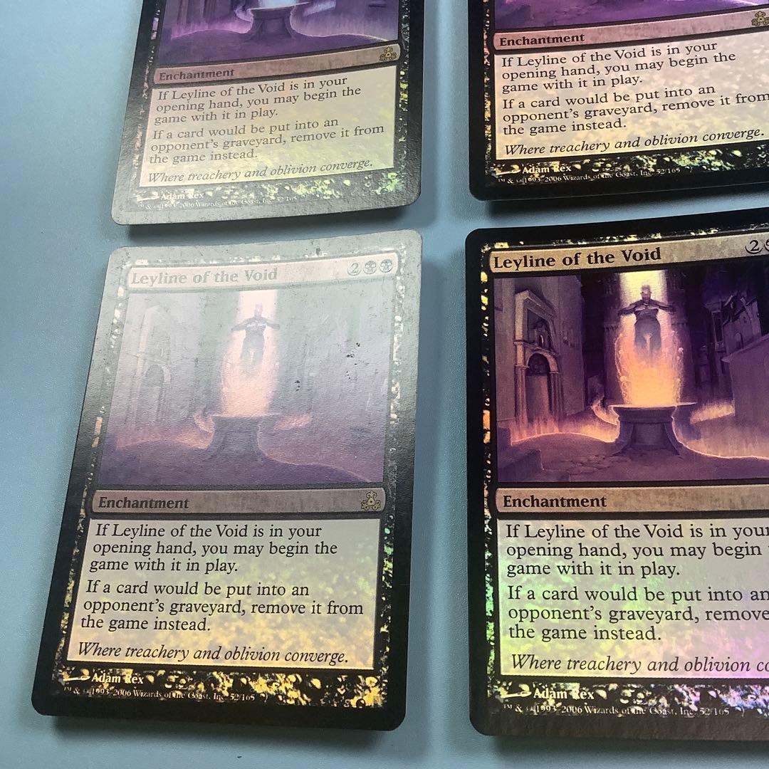 虚空の力線/Leyline of the Void GPT英語foil4枚セット