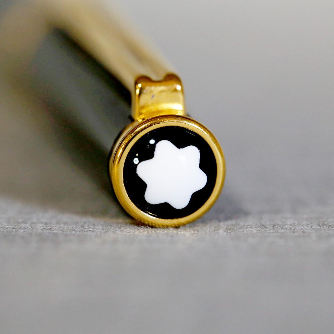 【送料込み】モンブラン ボールペン ノブレスオブリージュ　ブラック ゴールド