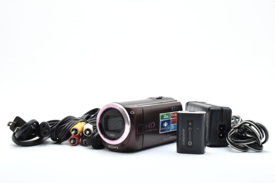 【美品】SONY Handycam HDR-CX390 ボルドーブラウン