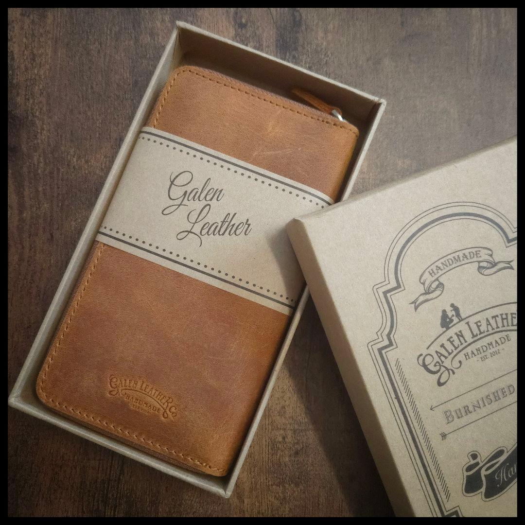 ガレンレザー　クレイジーホースブラウン　3本差し+カードスロット