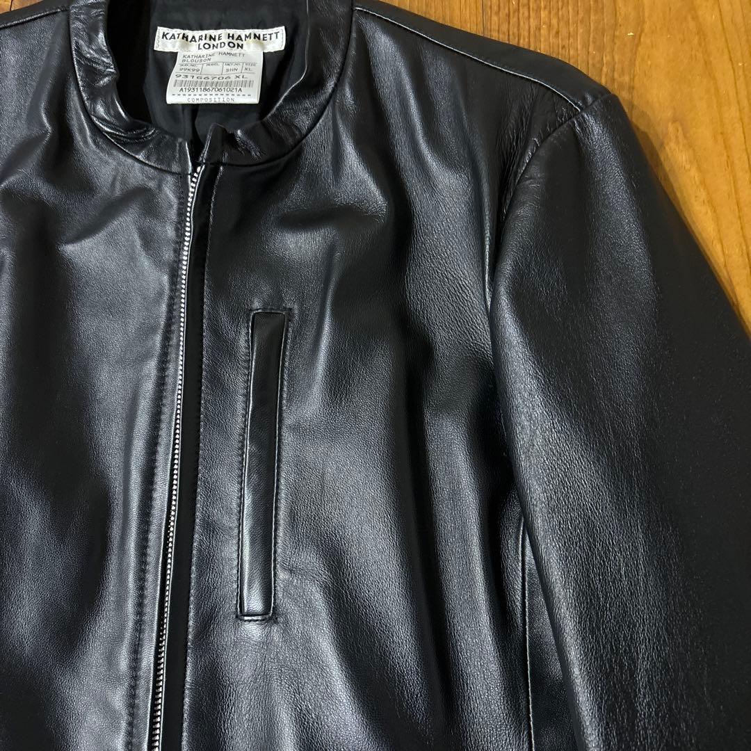 KATHARINE HAMNETT LONDON ライダース シングルジャケット
