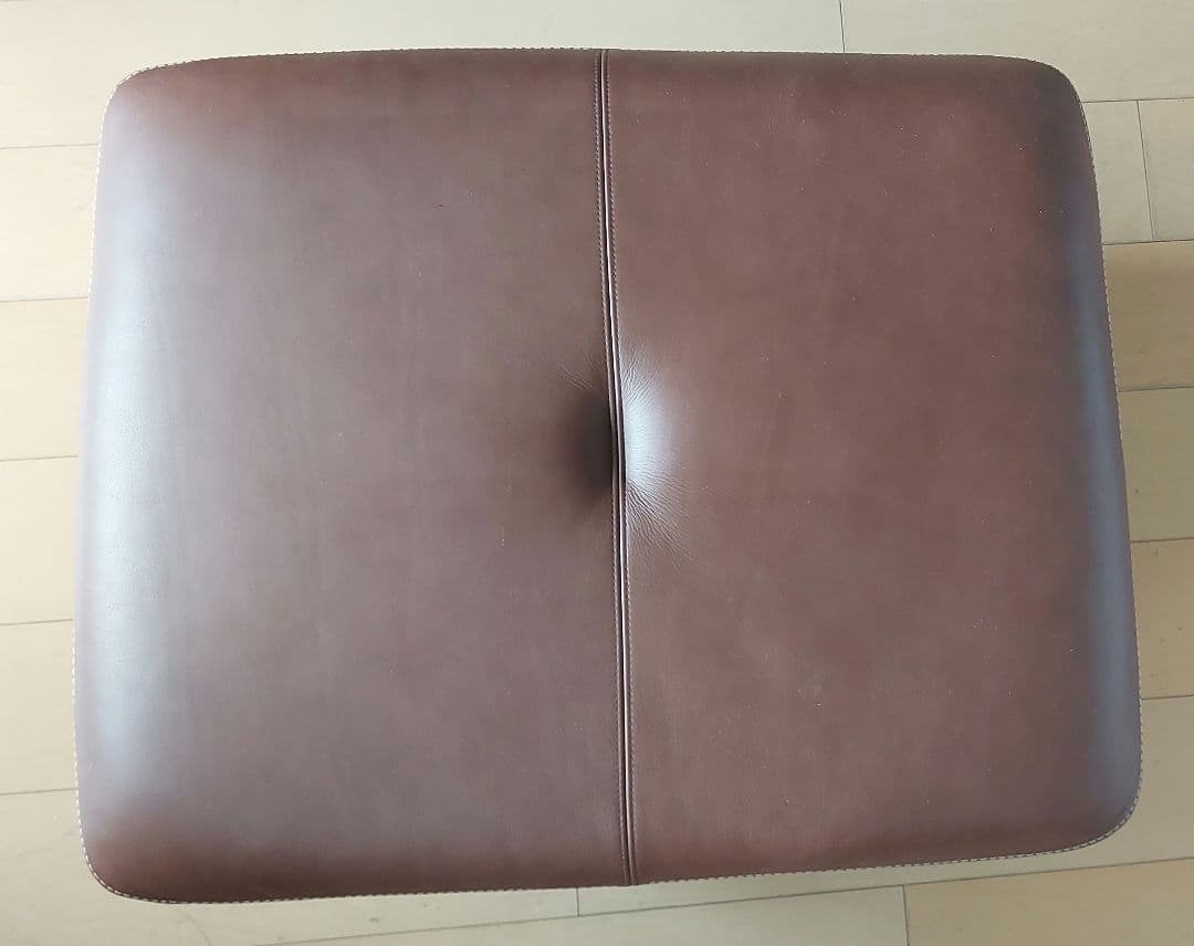 karimoku☆本革リーベル☆オットマン☆スツール