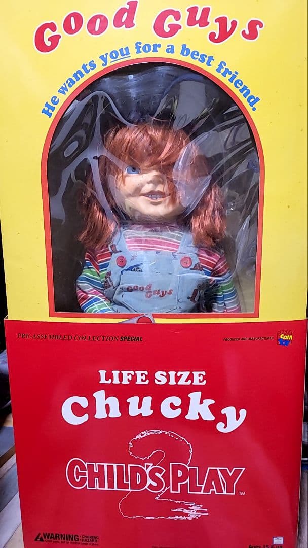 heyco公式アカウント01　メディコムトイ　ライフサイズ チャッキー