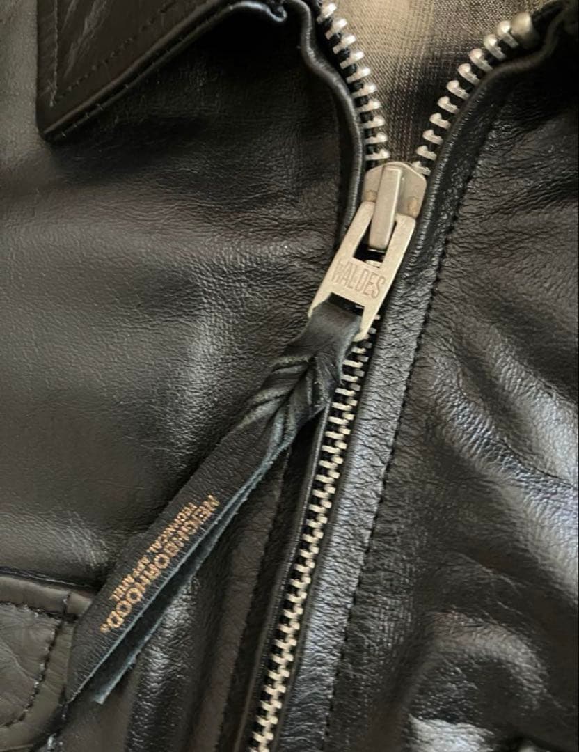 NEIGHBORHOOD バッファローレザー シングルライダース ジャケット