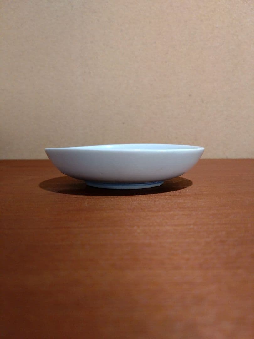 藍九谷    謎の生物 紋  小皿 平盃