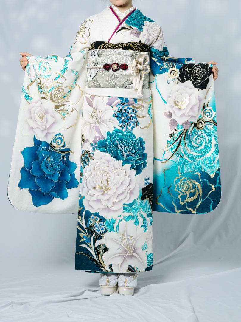 ♡Ⅴプロフ必読!!さま 専用≪美品≫正絹　振袖・長襦袢・帯のみ